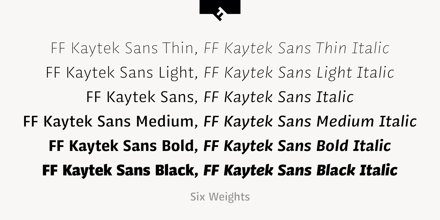 FF Kaytek Sans